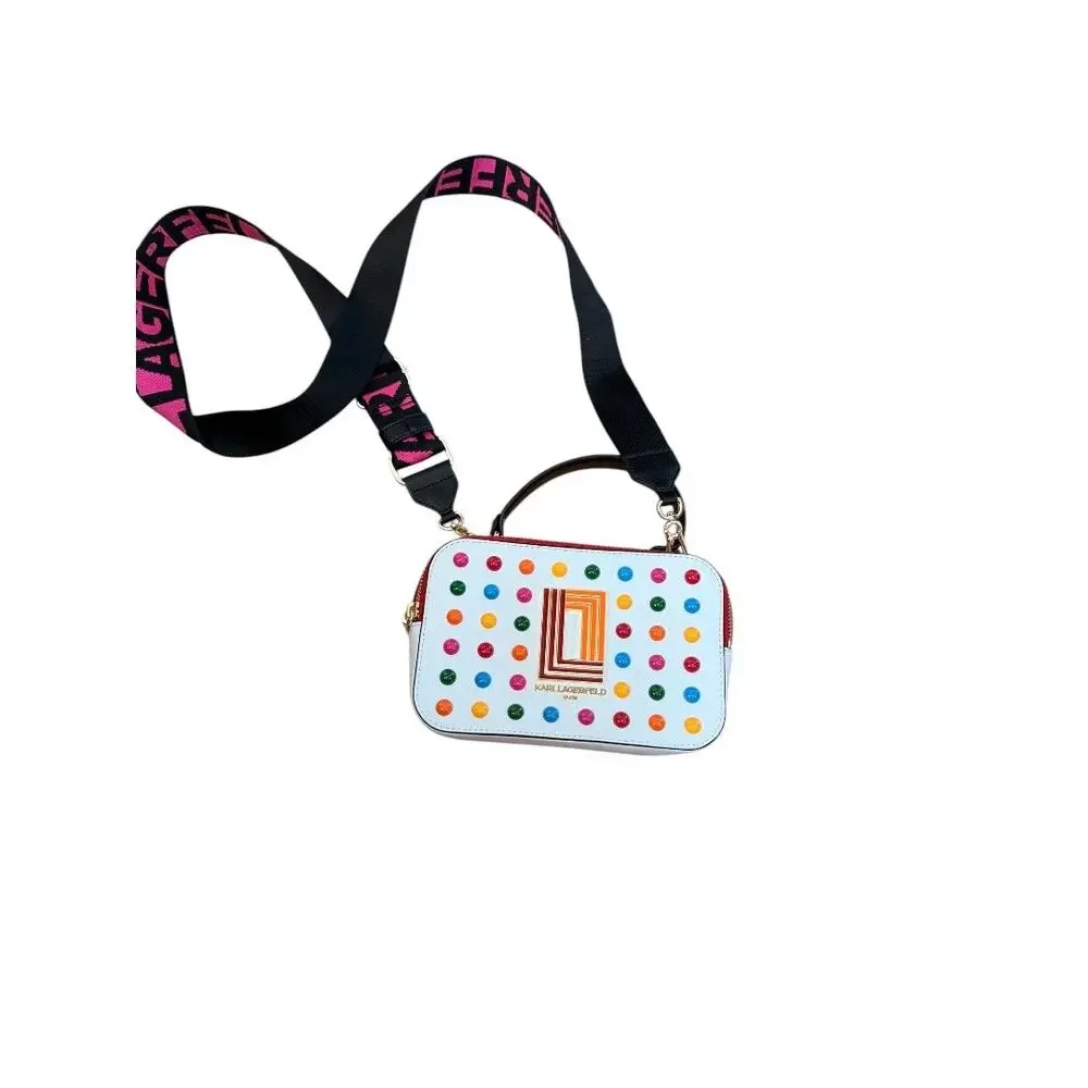 Karl Lagerfeld Paris Agyness Crossbody Bag - Multi-Color Studded